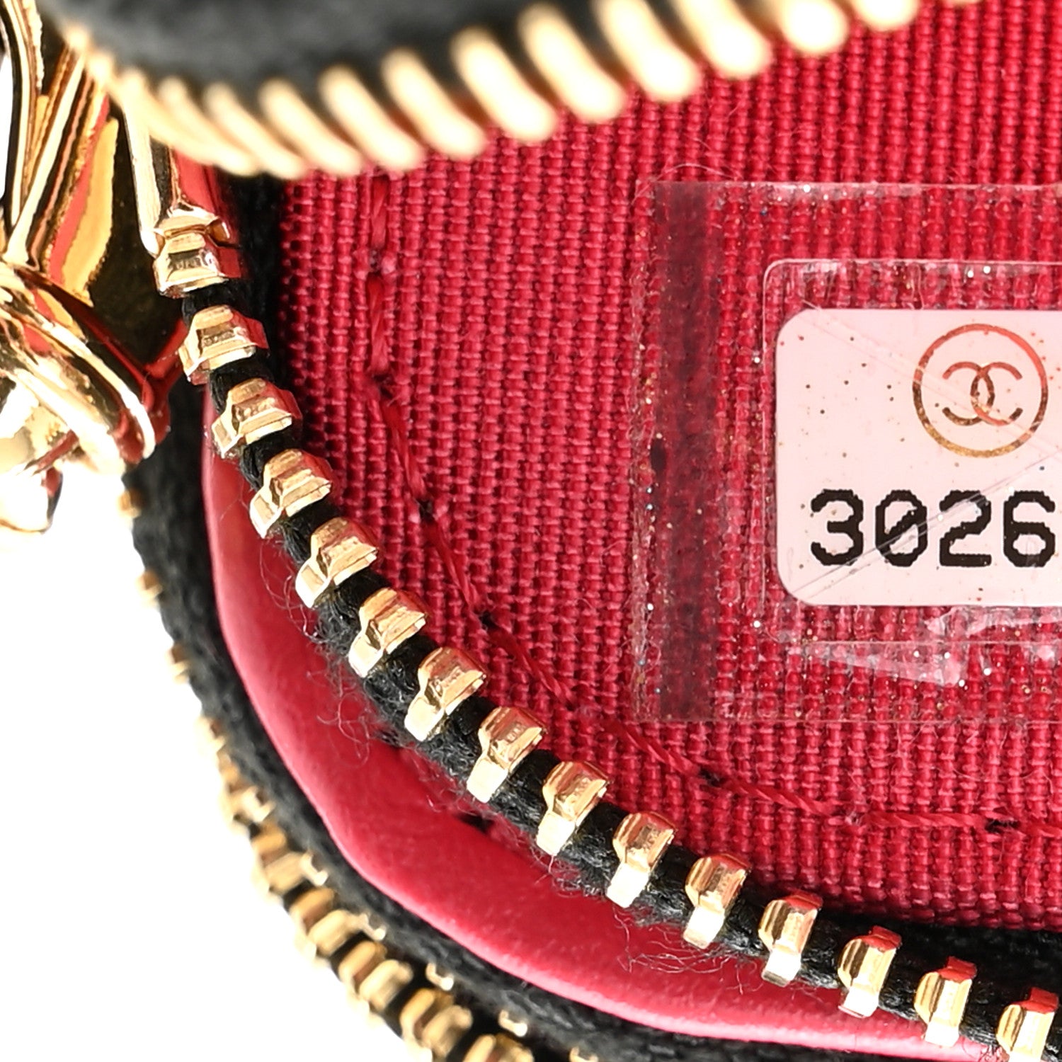 Chanel Glazed Aged Calfskin Quilted CC Small Clutch With Chain Black 10 of 14