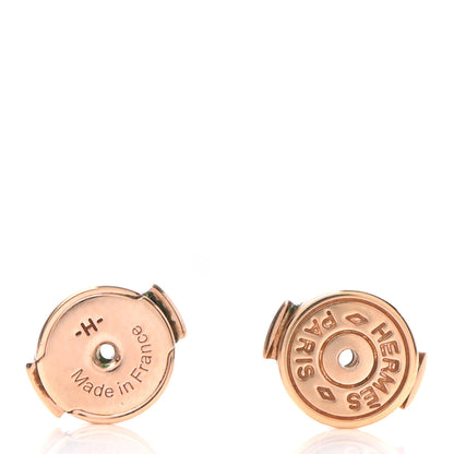 Hermes Rose Gold Lacquered Farandole Drop Earrings Black 3 of 4