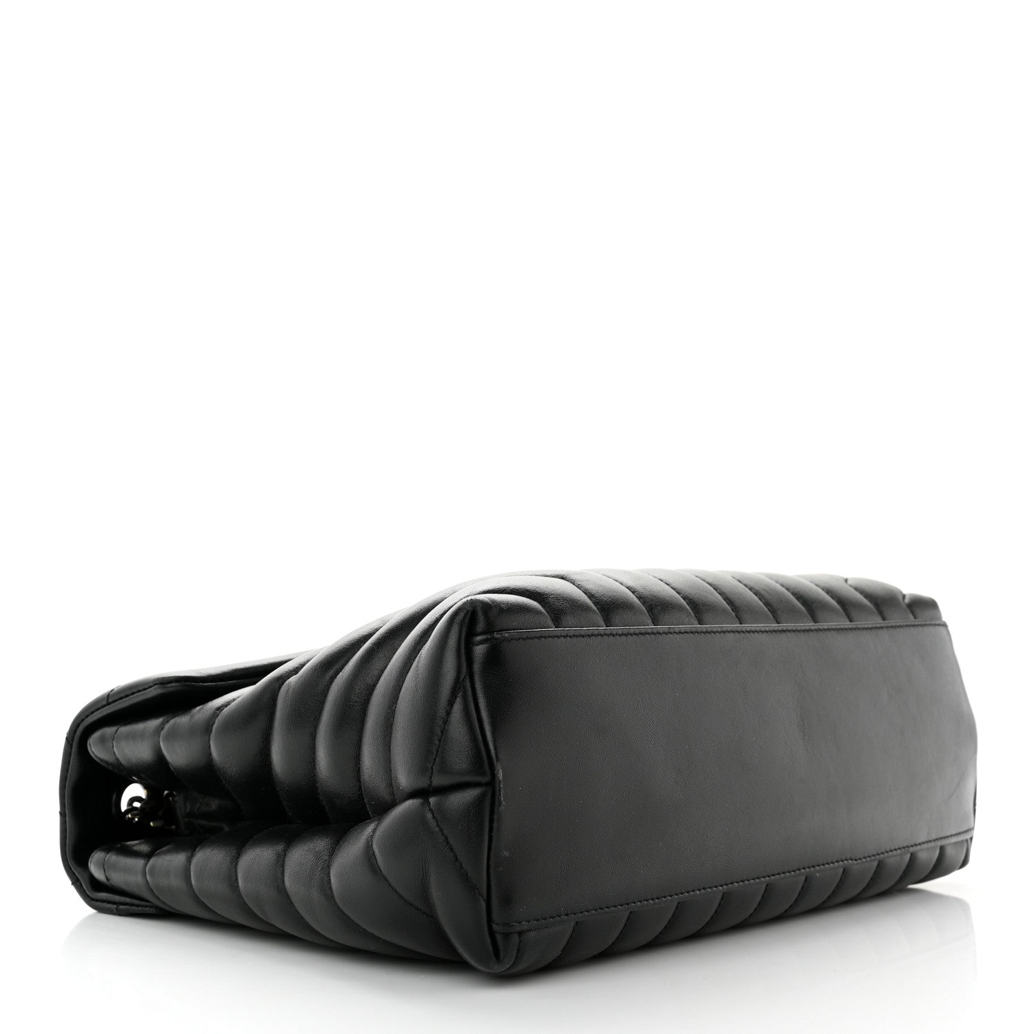 Saint Laurent Calfskin Y Quilted Monogram Monochrome Medium Loulou Chain Satchel Black 4 of 13