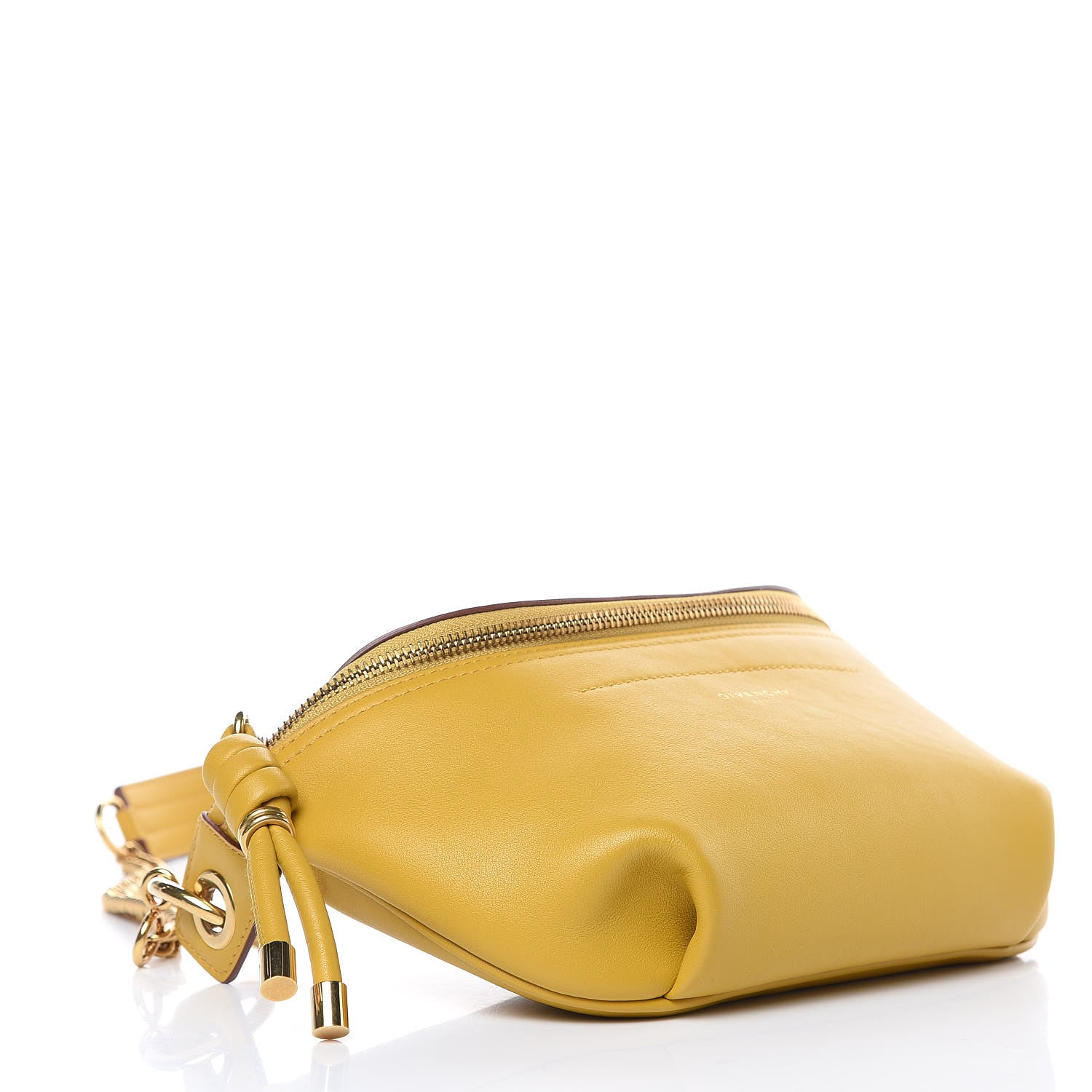 Givenchy Calfskin Whip Bum Bag Yellow Curry 4 of 10