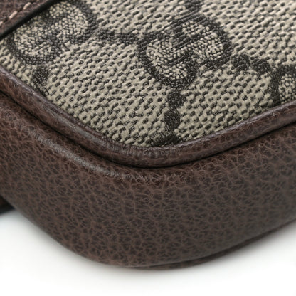 Gucci GG Supreme Monogram Web Ophidia Belted iPhone Case 85 34 Dark Brown 9 of 11