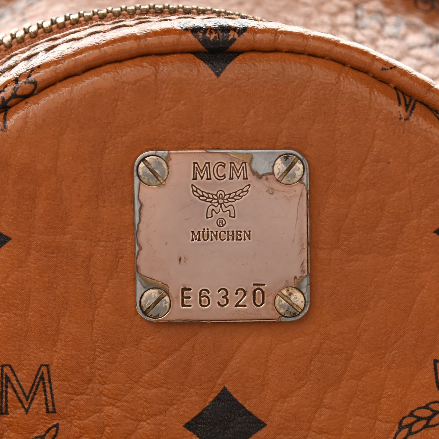 MCM Visetos Side Stud X-Mini Stark Backpack Cognac 5 of 8