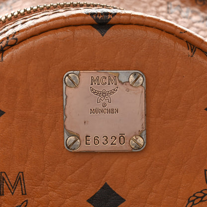 MCM Visetos Side Stud X-Mini Stark Backpack Cognac 5 of 8