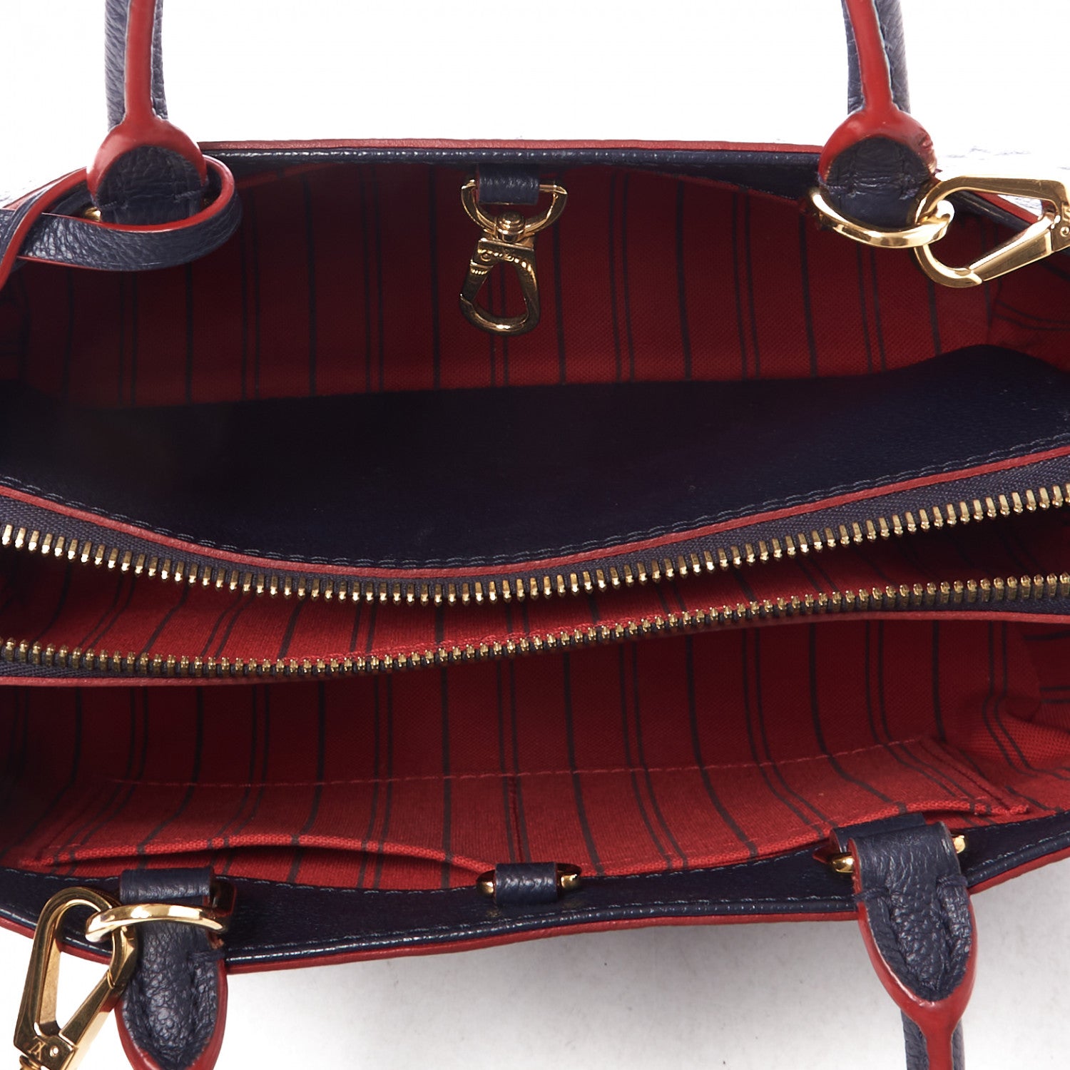 Louis Vuitton Empreinte Montaigne BB Marine Rouge 5 of 9