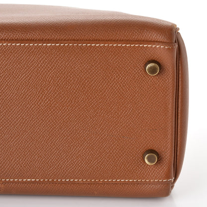 Hermes Courchevel Kelly Retourne 32 Gold 41 of 44