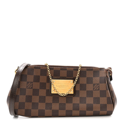 Louis Vuitton Damier Ebene Eva Clutch 1 of 13