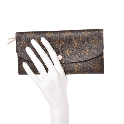 Louis Vuitton Monogram Emilie Wallet Rose Ballerine 2 of 7