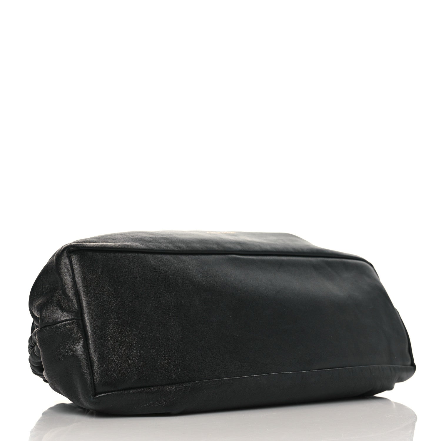 Mansur Gavriel Lambskin Cloud Clutch Black Flamma 5 of 10