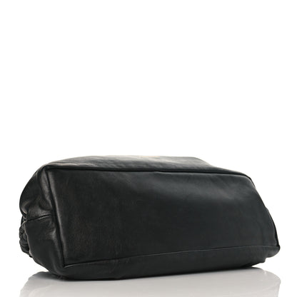 Mansur Gavriel Lambskin Cloud Clutch Black Flamma 5 of 10