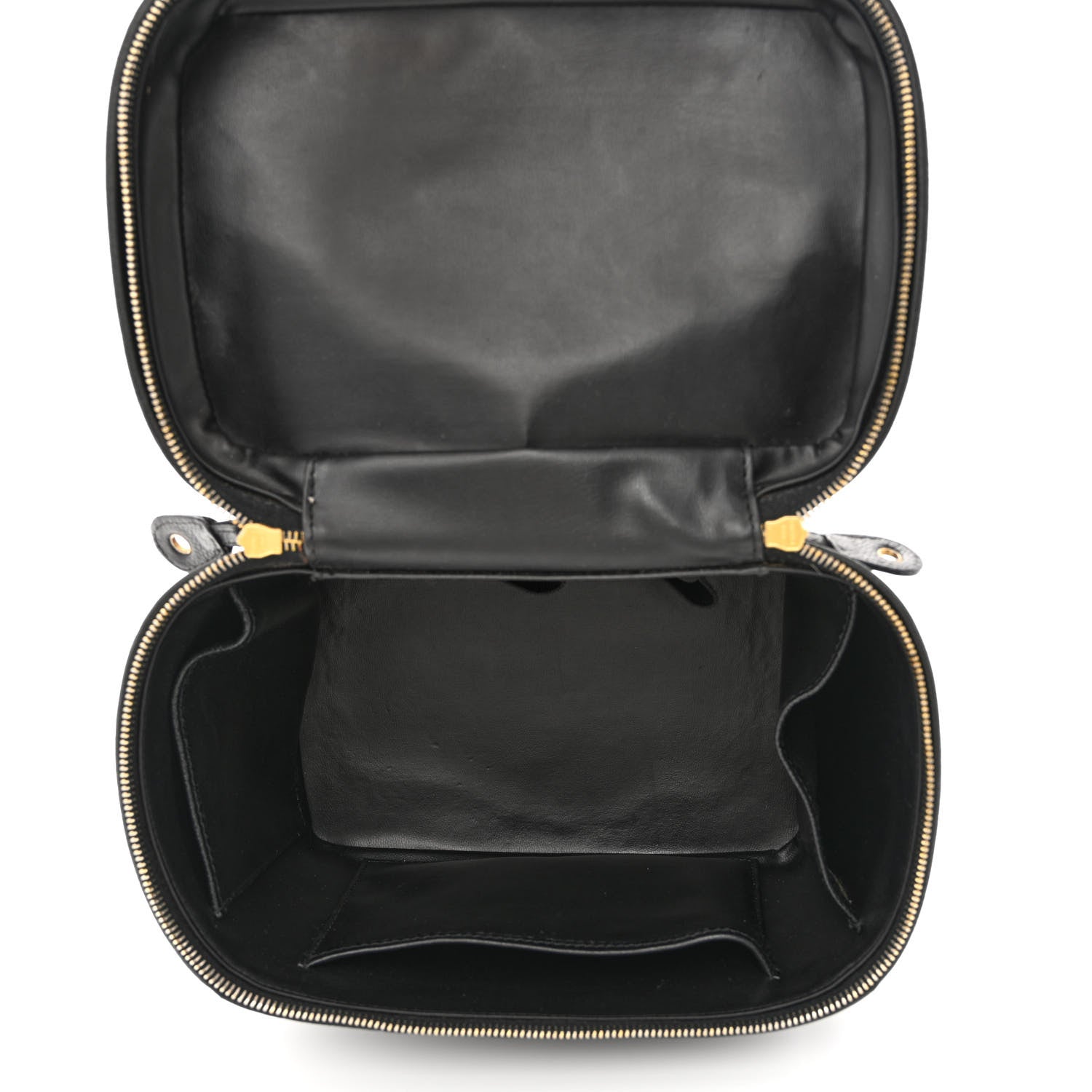 Chanel Caviar CC Vanity Train Case Black 5 of 12
