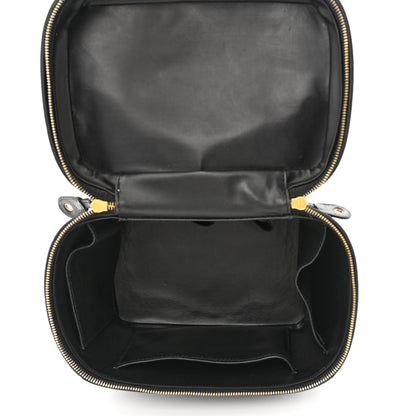 Chanel Caviar CC Vanity Train Case Black 5 of 12