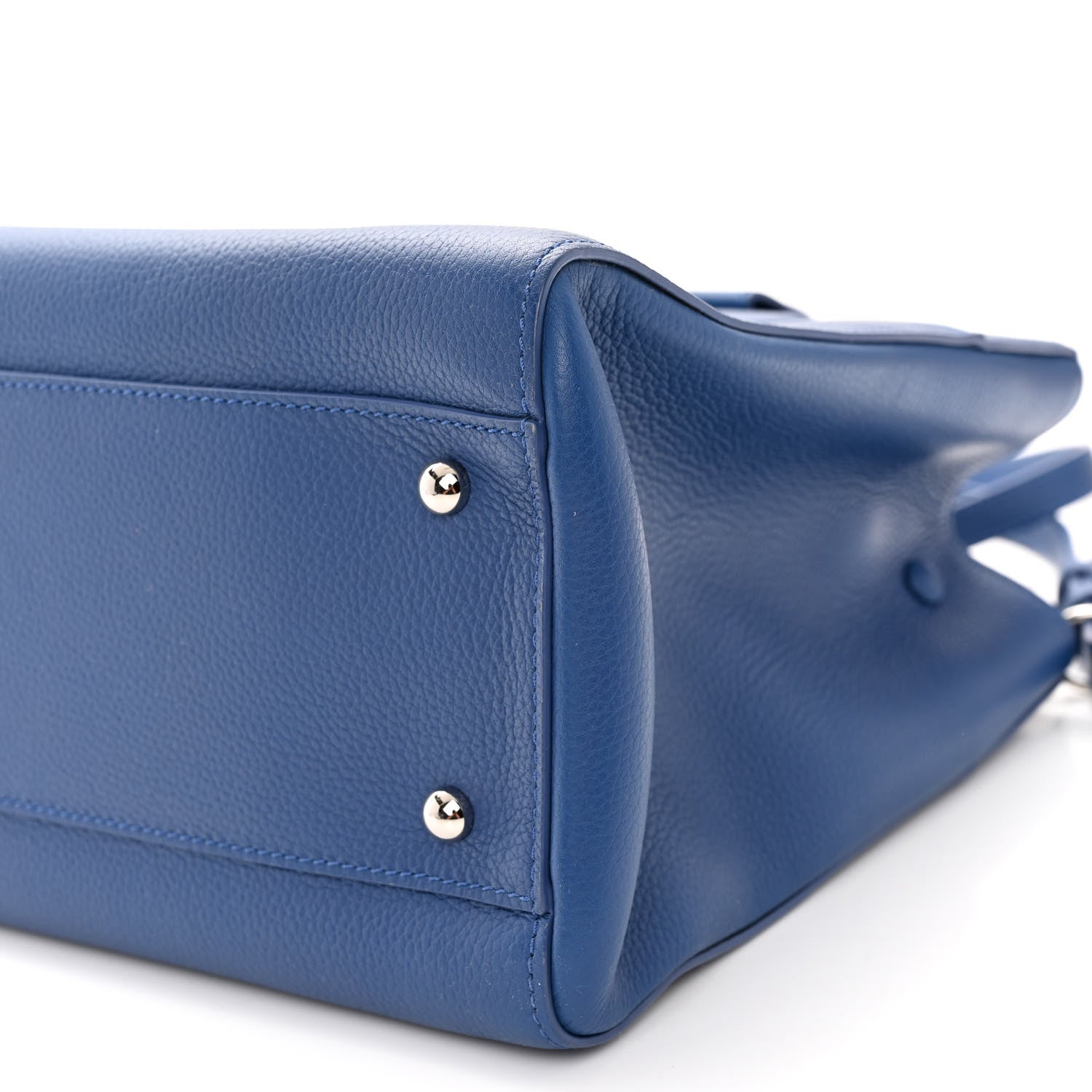 Chanel Grained Calfskin Small Neo Executive Shopper Tote Blue 9 of 9