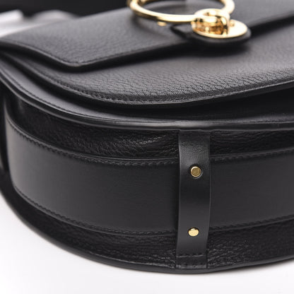 Chloe Grained Calfskin Large Tess Bag Black 8 of 11