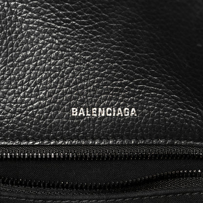 Balenciaga Calfskin LED Logo Projector Top Handle Bag Black 6 of 14