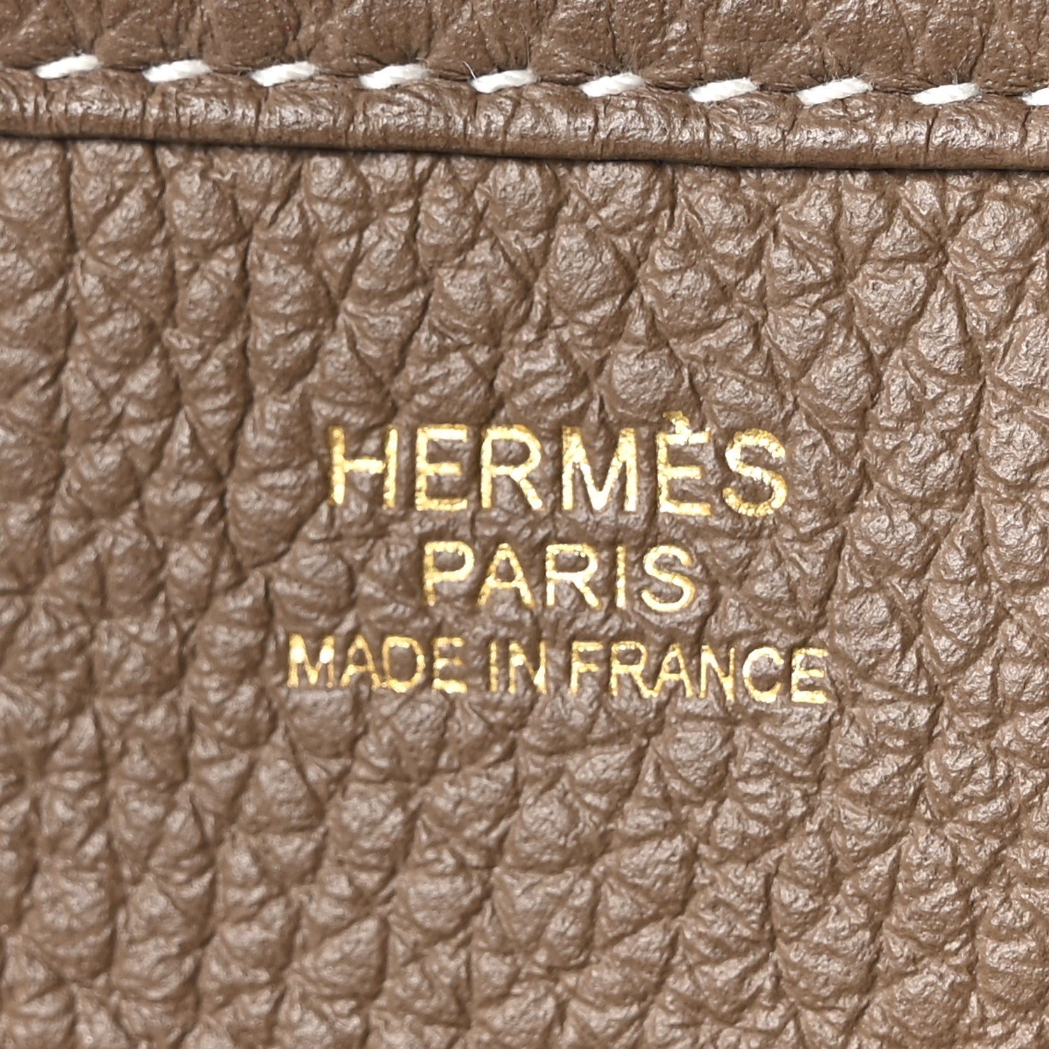 Hermes Taurillon Clemence Evelyne III PM Etoupe 6 of 10