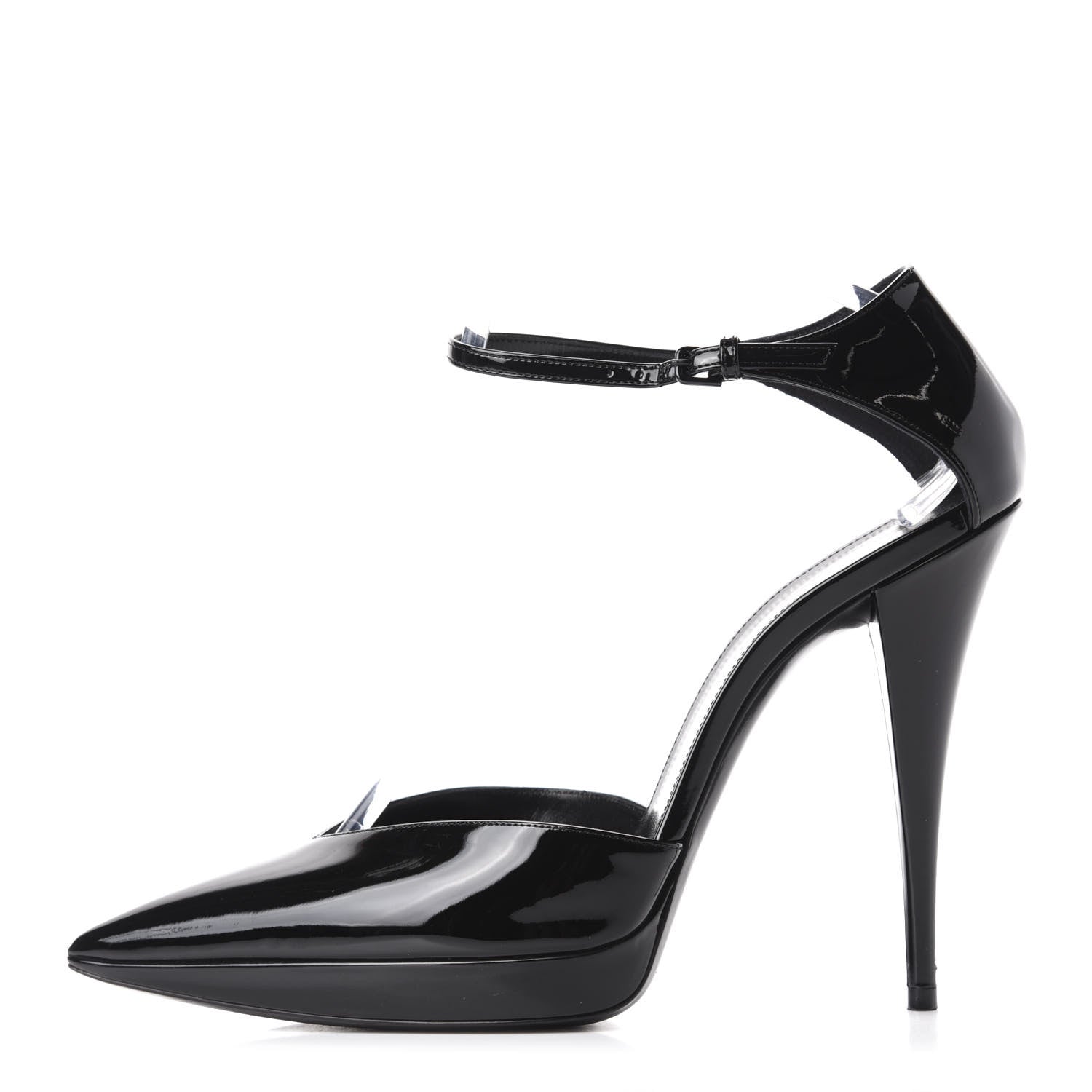 Saint Laurent Patent Zizi D'Orsay Pump 39 Black 1 of 10