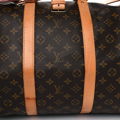 Louis Vuitton Monogram Keepall Bandouliere 55 16 of 26