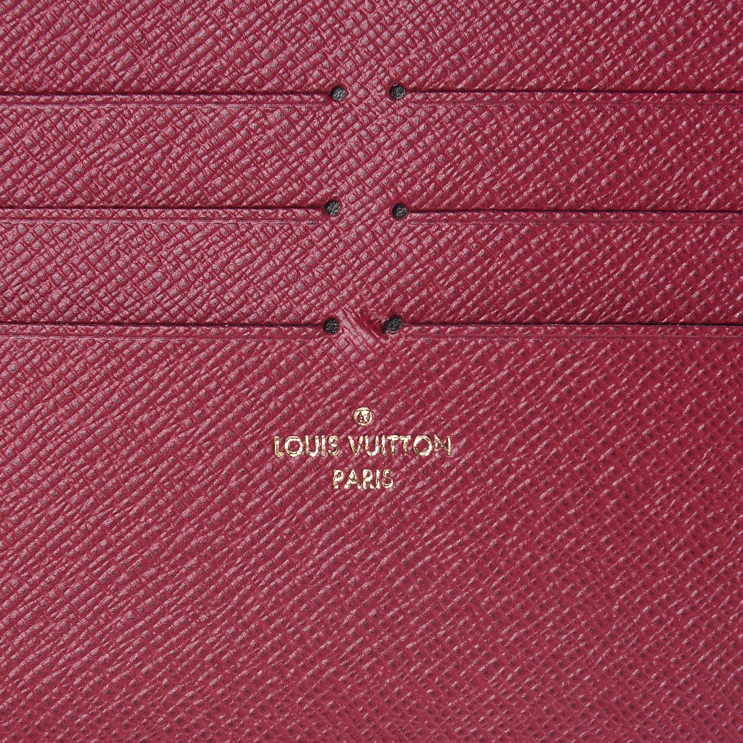 Louis Vuitton Calfskin Felicie Card Holder Insert Fuchsia 6 of 6