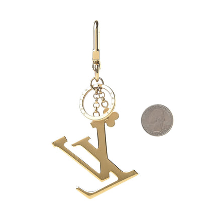 Louis Vuitton Metal Taurillon LV Capucines Bag Charm Key Holder Black 2 of 4