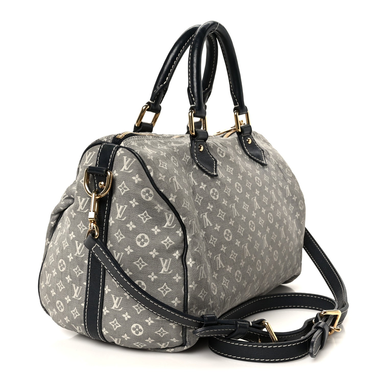 Louis Vuitton Monogram Idylle Speedy Bandouliere 30 Encre 3 of 10