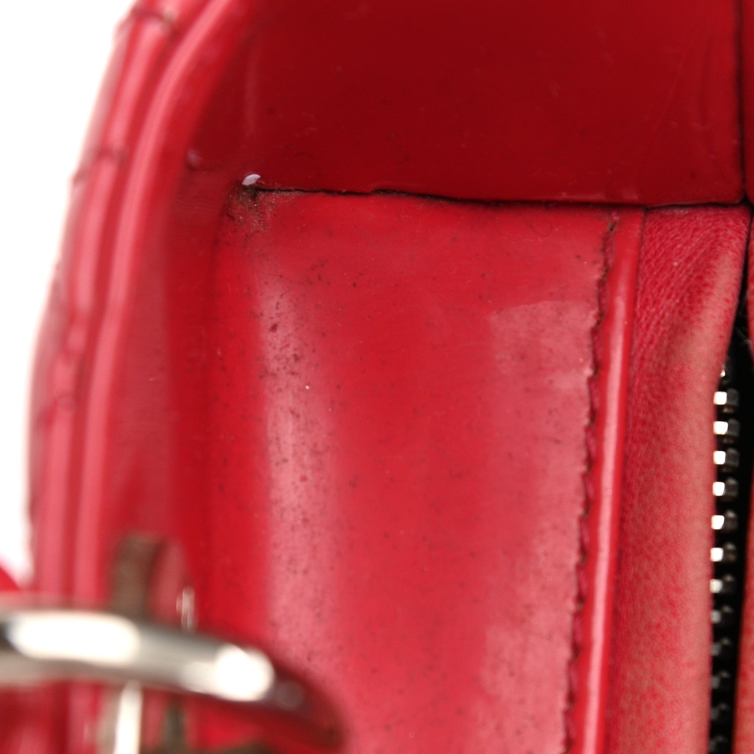 Christian Dior Patent Cannage Medium Lady Dior Red 9 of 9