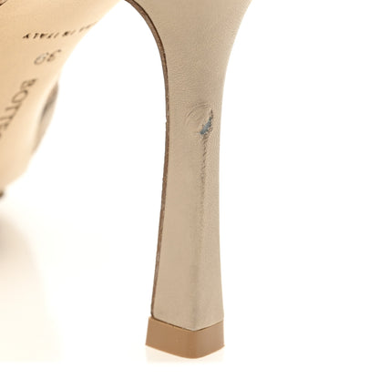 Bottega Veneta Mesh Calfskin Chain Stretch Pumps 39 Beige 9 of 10