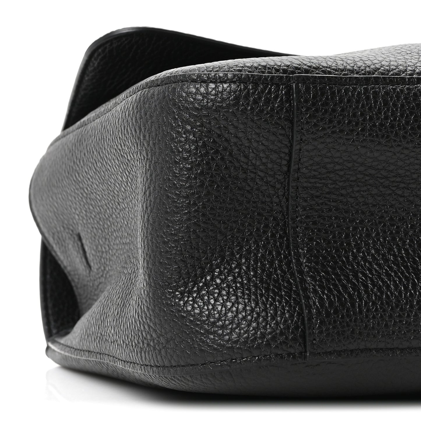 Grained Calfskin Small Souplissimo Maxi Flap Black