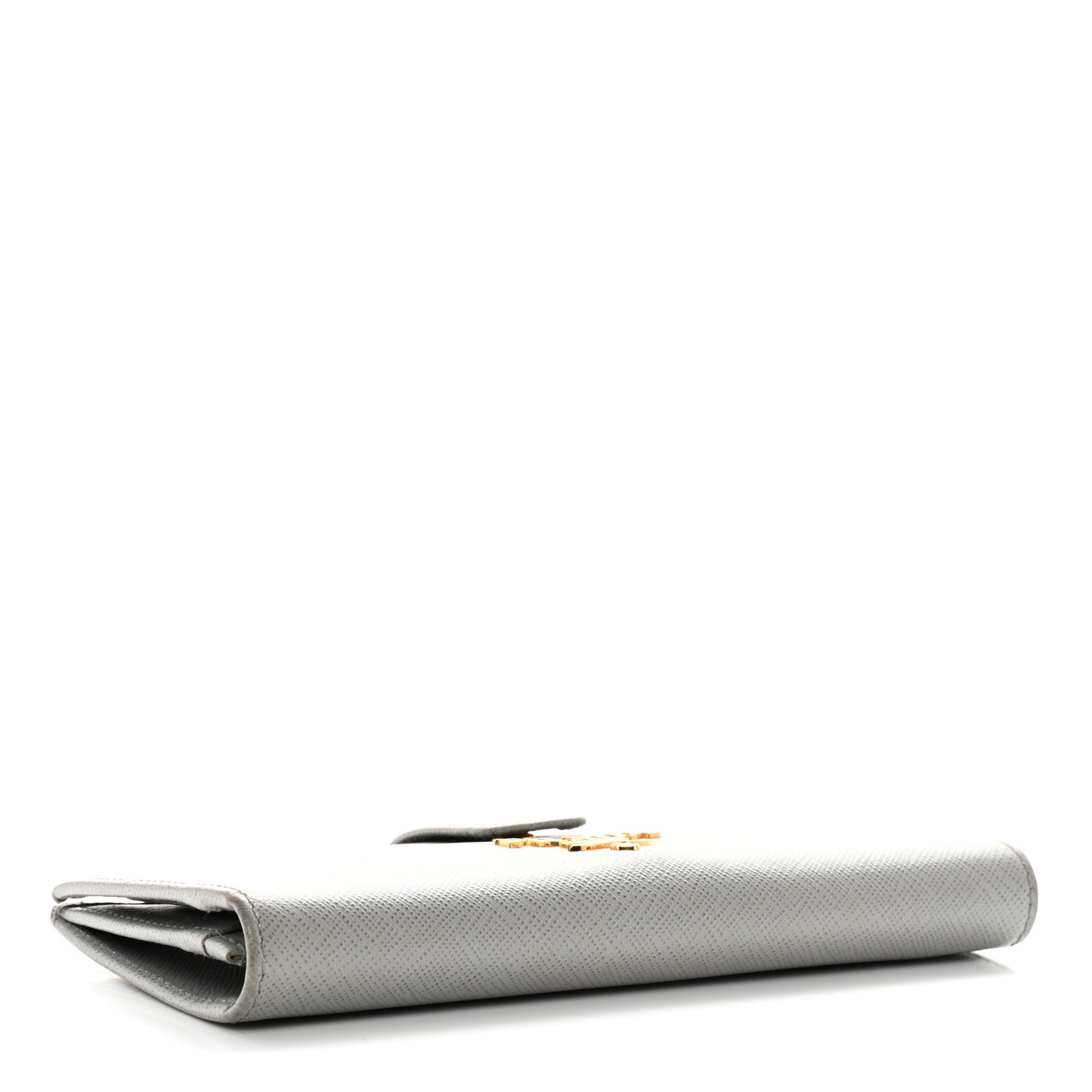 Saffiano Metal Continental Flap Wallet Nube