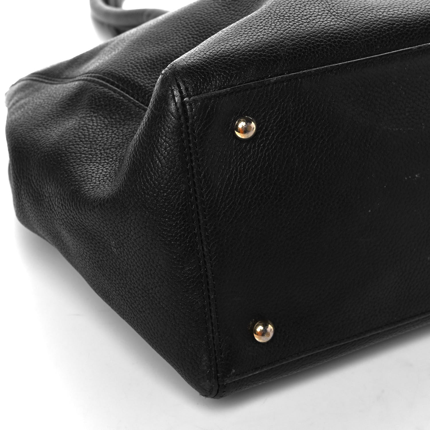 Chanel Calfskin Cerf Executive Shopper Tote Black 8 of 9