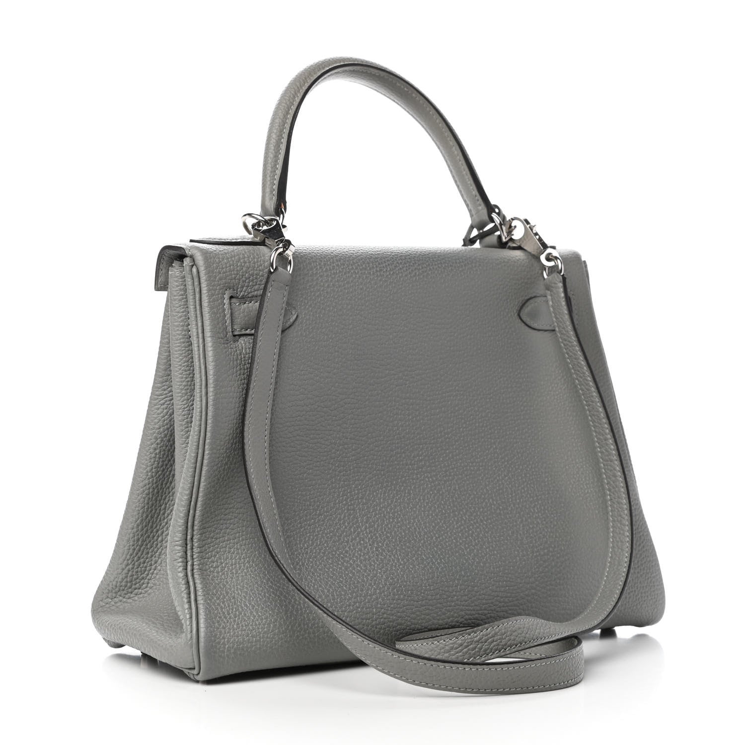 Hermes Togo Kelly Retourne 28 Gris Mouette 4 of 11