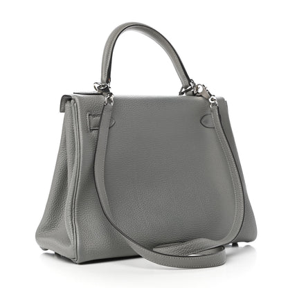 Hermes Togo Kelly Retourne 28 Gris Mouette 4 of 11