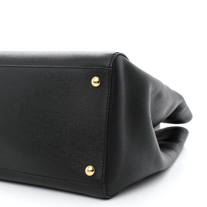 Fendi Vitello Elite Large 2Jours Tote Black 10 of 13