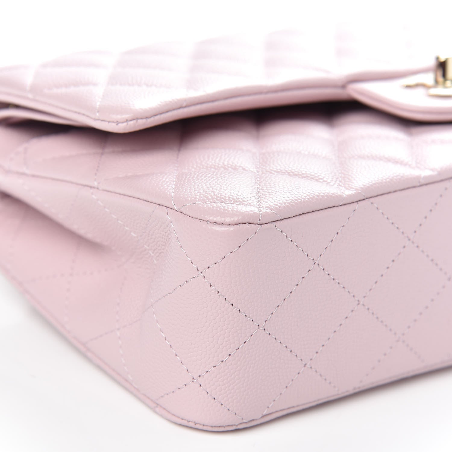 Chanel Caviar Quilted Medium Double Flap Light Pink 8 of 10