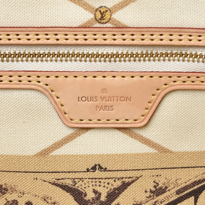 Louis Vuitton Damier Azur Summer Trunks Neo Neverfull MM 7 of 13