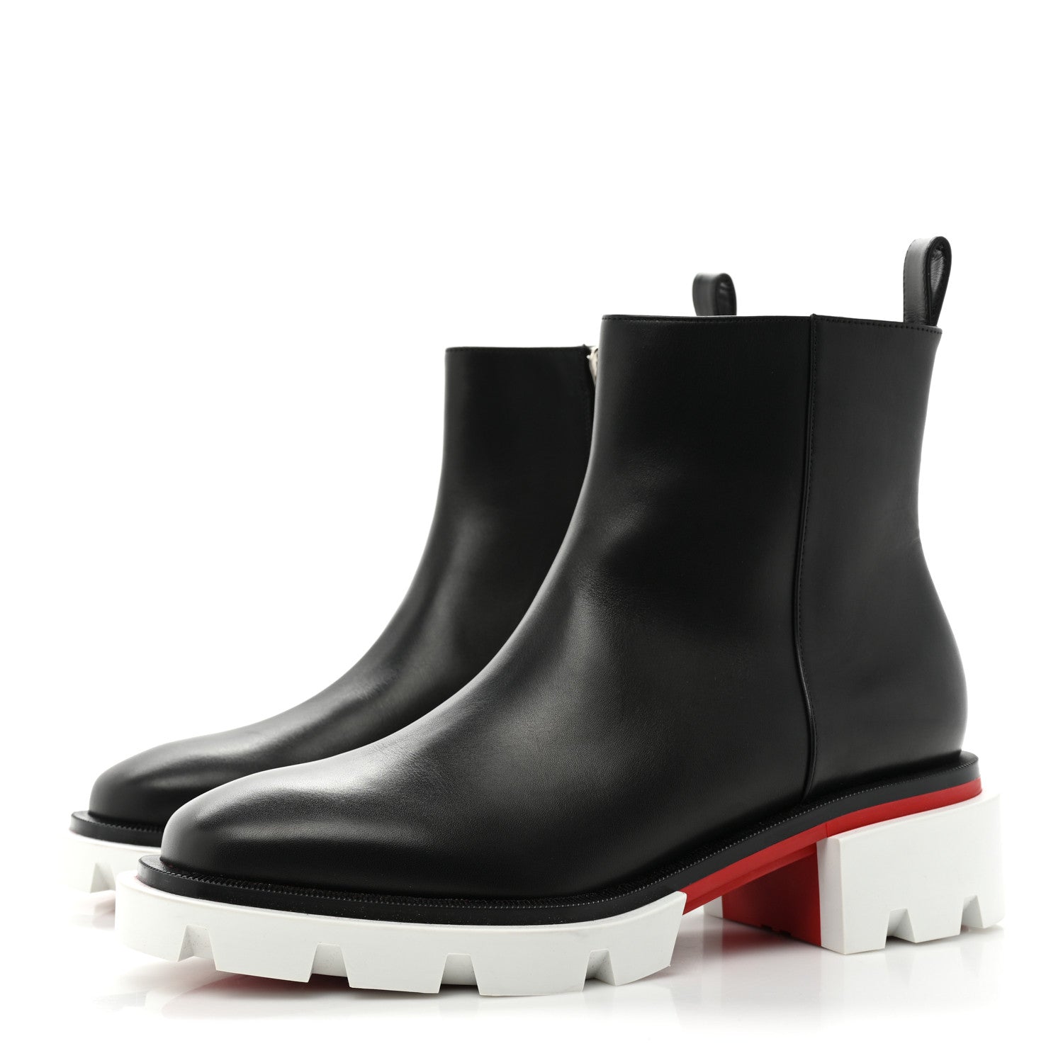 Christian Louboutin Calfskin Maxiboot Boots 38.5 Black 2 of 9