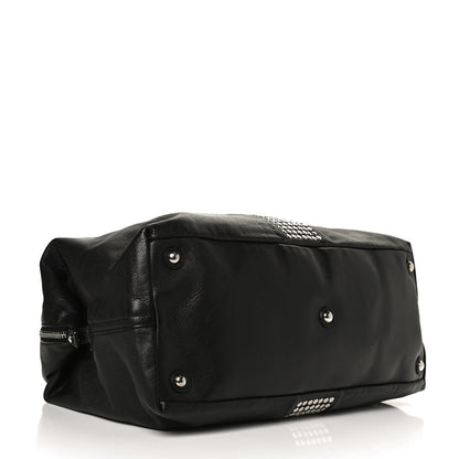 Saint Laurent Calfskin Studded Easy Sac Black 4 of 15