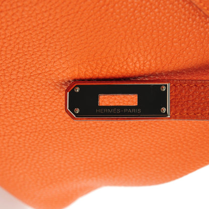 Hermes Togo Kelly Retourne 35 Orange 9 of 23