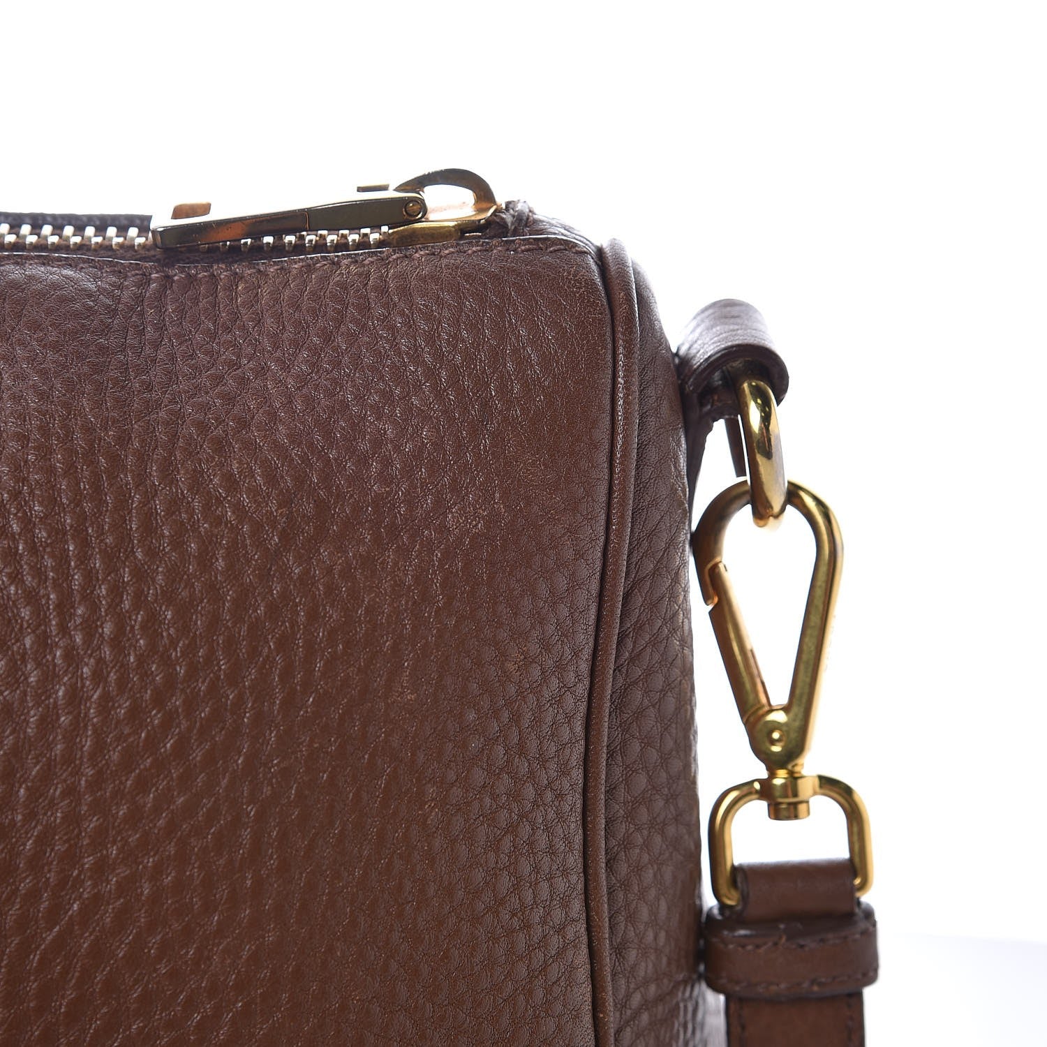 Prada Vitello Daino Shopping Tote Bruciato 15 of 17