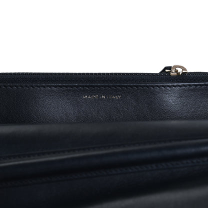Chanel Caviar Quilted Boy Wallet On Chain WOC Navy 6 of 14