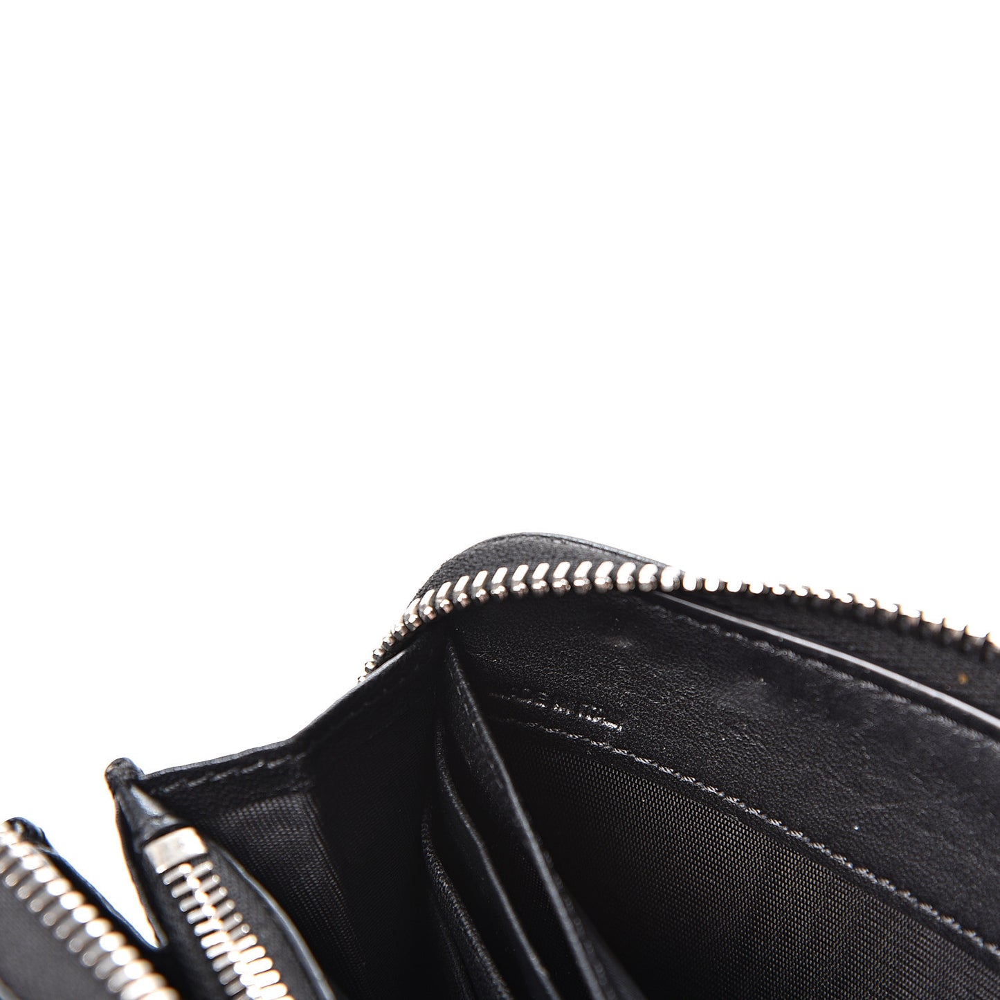 Sugar Goatskin Pandora Zip Around Wallet Black