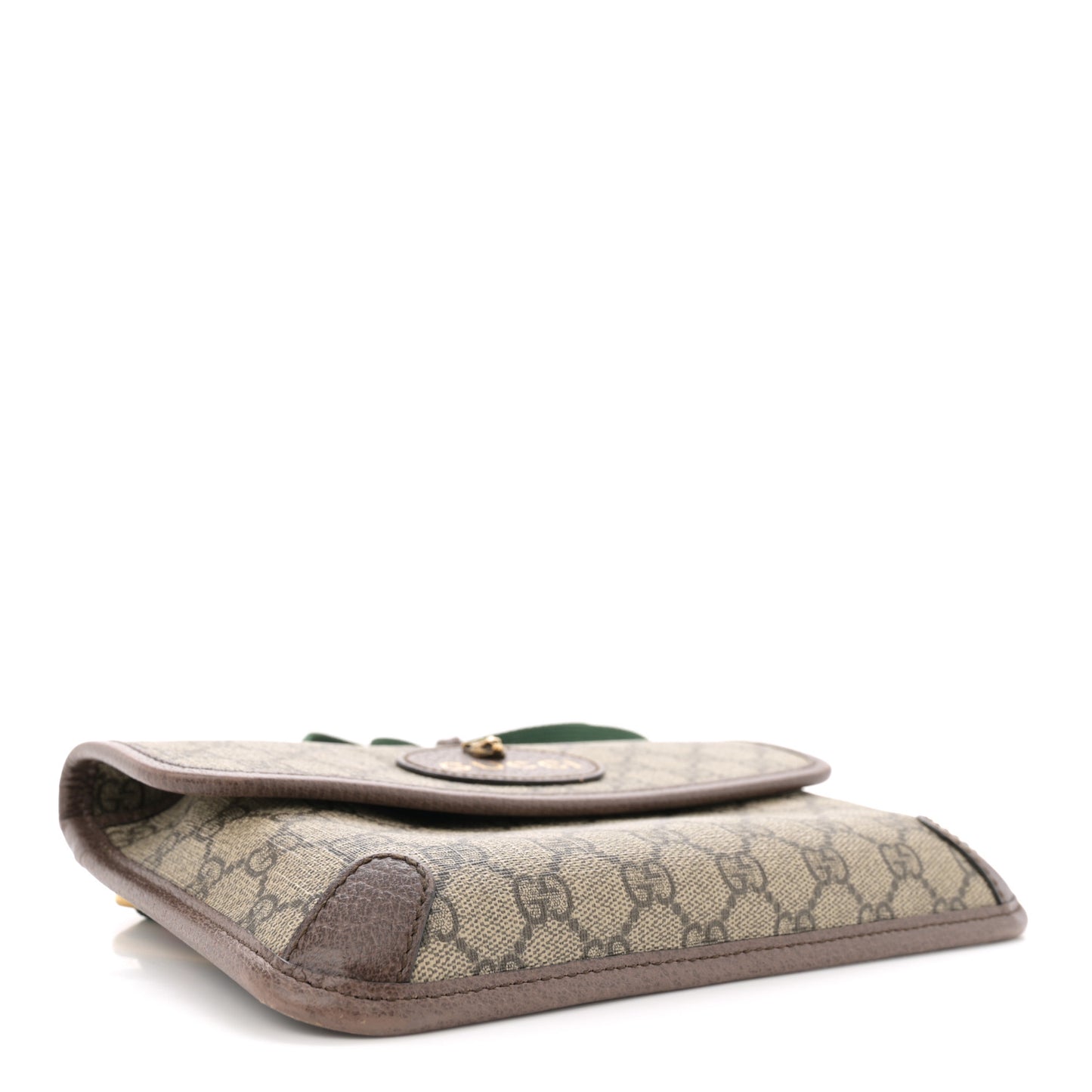 GG Supreme Monogram Neo Vintage Web Belt Bag Brown