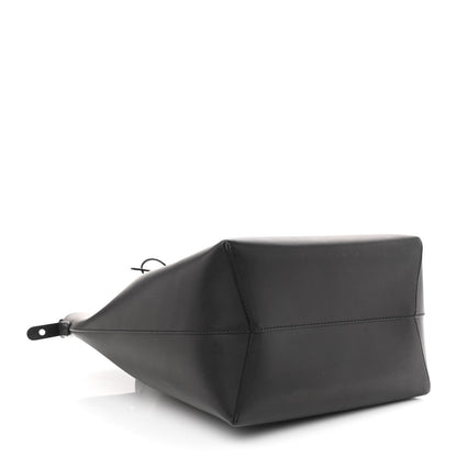 Mansur Gavriel Vegetable Tanned Calfskin Bucket Bag Black Ballerina 4 of 13