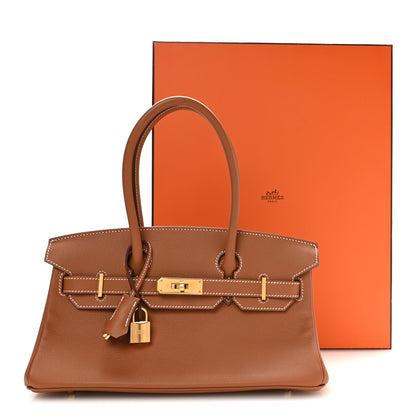 Hermes Evercolor Shoulder Birkin Light 29 Gold 11 of 11