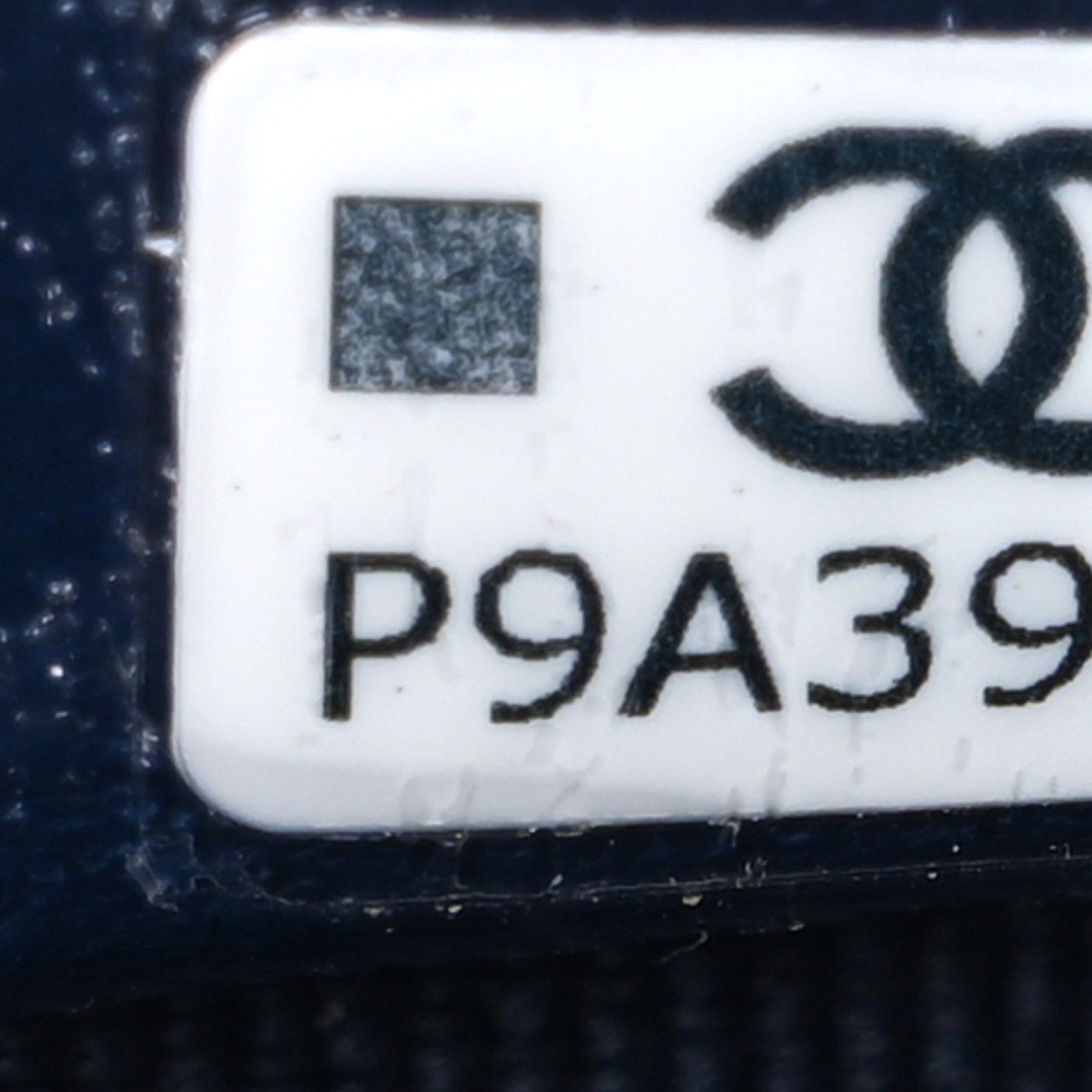 Chanel Caviar Quilted Top Handle Slim Vanity With Chain Navy 7 of 10