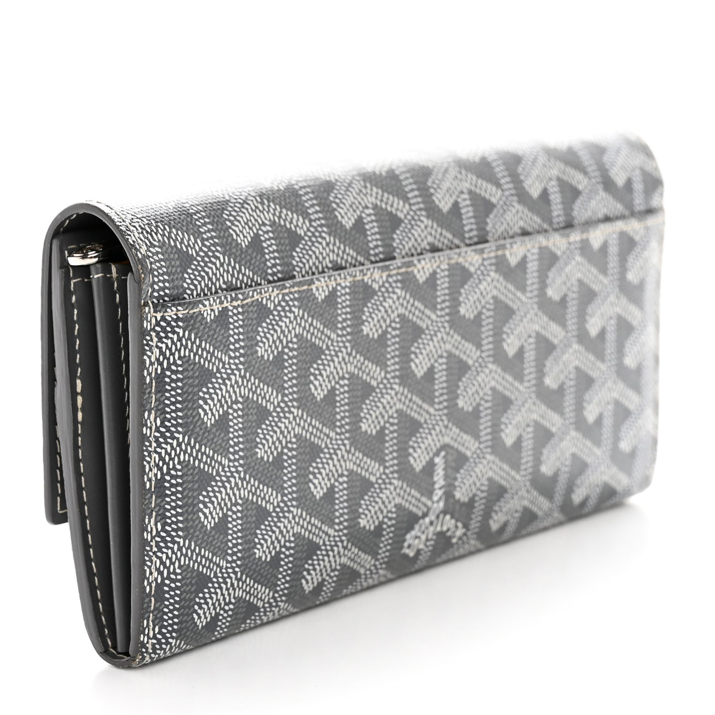 Goyardine Varenne Long Wallet Grey