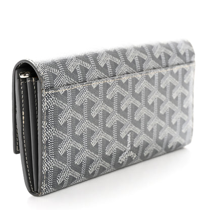 Goyard Goyardine Varenne Long Wallet Grey 3 of 11