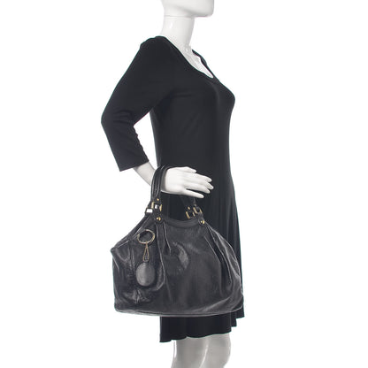 Gucci Guccissima Medium Sukey Tote Black 2 of 19