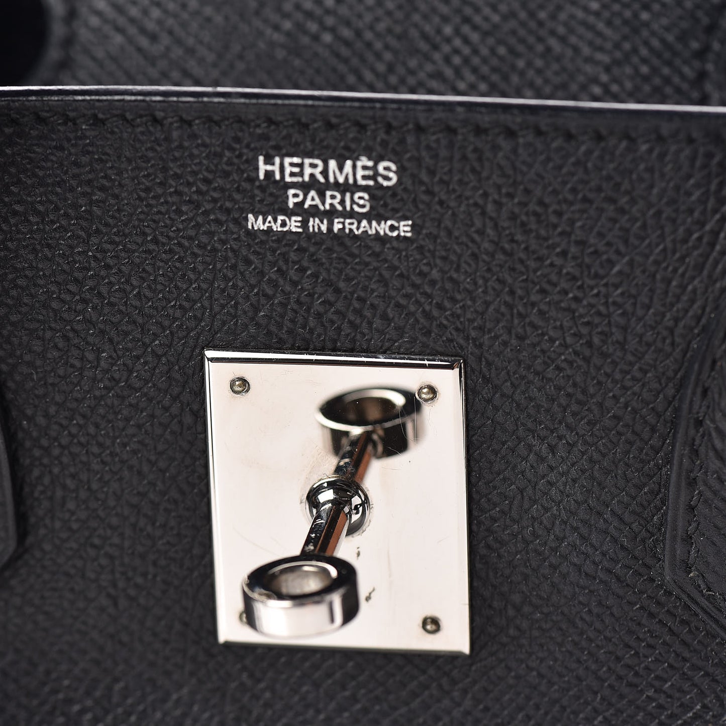 Epsom Birkin 30 Black