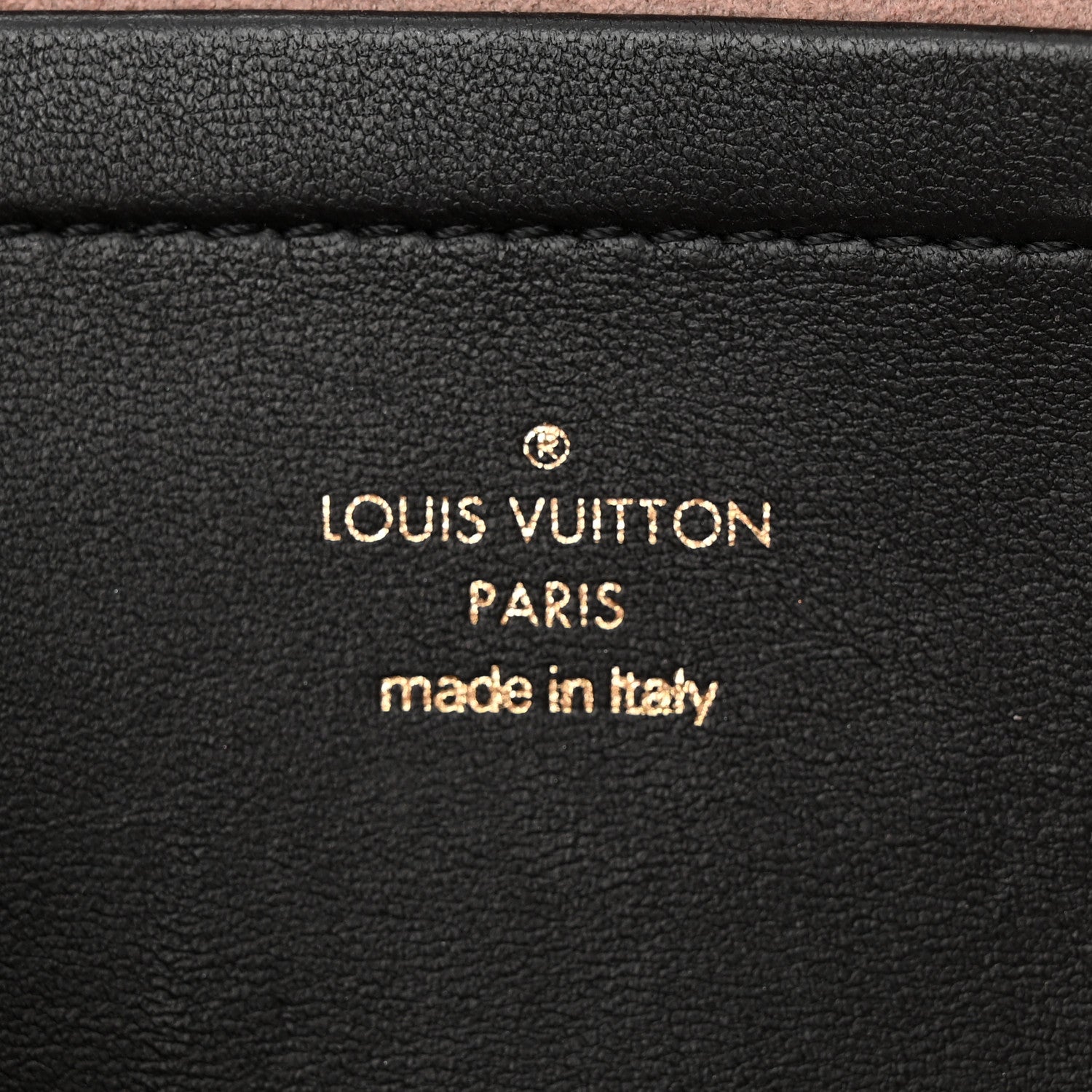 Louis Vuitton Lambskin Embossed Monogram Pochette Coussin Black 7 of 12
