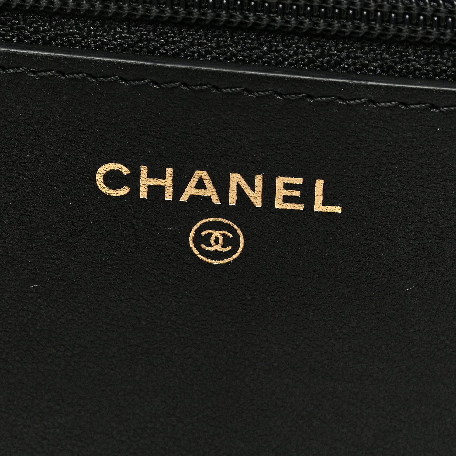 Chanel Caviar Chevron Quilted Boy Wallet On Chain WOC Black 6 of 10